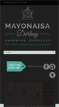 Mobile Screenshot of mayonaisadarling.com